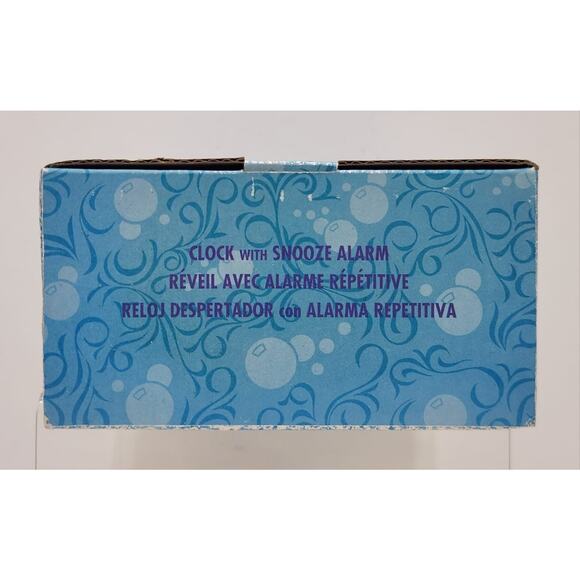 Vintage Disney The Little Mermaid Clock With Snooze Alarm Ariel Flounder Tested - Picture 10 of 15